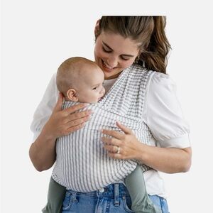 Solly Baby Gray Stripe Wrap